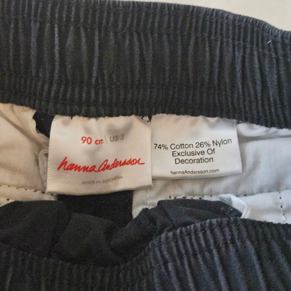 Hanna Andersson Cargo Shorts‎ Kids Size 3 Lot of 2  Black Camo Utility Summer